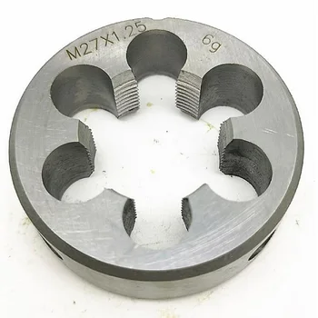 Бесплатная Доставка 1ШТ Метрическая ручная Матрица из стали 9SiCr M26*1.0/1.5/2.0/3.0 мм для ручной нарезки резьбы на металлических заготовках гаечным ключом
