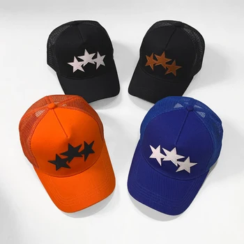 Новое поступление, высококачественная бейсбольная кепка с логотипом 1:1, модные бренды, кожаная бейсболка с логотипом звезды для мужчин и женщин, шляпа от Солнца в стиле хип-хоп