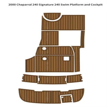 2000 Chaparral 240 Фирменная Платформа для Плавания Кокпит Лодка EVA Палуба Из Тикового Дерева