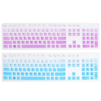 2 шт. силиконовая клавиатура силиконовая клавиатура для ноутбука протектор клавиатуры Совместим с KB216P/KB216T/WK636 Gradient
