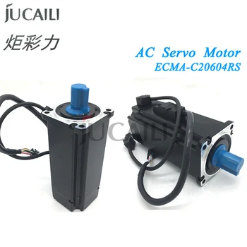 JCL 1.27NM 2.6A 60 мм 3000 об/мин Серводвигатель переменного тока Delta 220 В 400 Вт ECMA-C20604RS с шпоночным пазом для принтера Mutoh Roland Mimaki