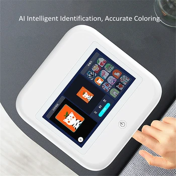 7-дюймовая мобильная печатная машина для ногтей с сенсорным экраном, Цифровой интеллектуальный принтер для дизайна ногтей С Wi-Fi, оборудование для маникюрного салона