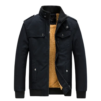 Куртка Мужская куртка Корейская версия Плюшевая мужская джинсовая куртка Повседневная одежда