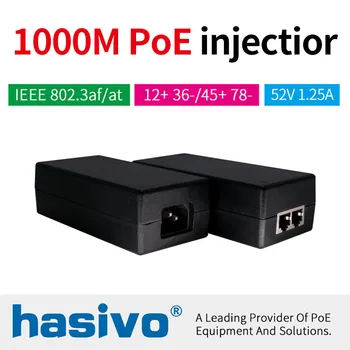 48 Вт 65 Вт POE адаптер Гигабитный POE Инжектор Ethernet питание для POE IP камеры телефона Беспроводная точка доступа PoE Источник питания
