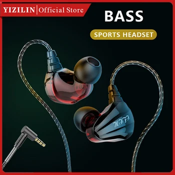 Наушники YIZILIN Full Bass 4D Наушники с микрофоном Наушники-вкладыши с шумоподавлением Без задержки Наушники для Xiaomi Huawei Samsung и др.