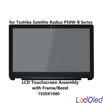 15,6 FHD ЖК-дисплей с сенсорным экраном и Цифровым преобразователем в Сборе для Toshiba Satellite серии P50w-B 1920X1080 30 Контактов 60 Гц