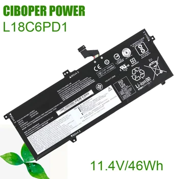 CP Подлинный Аккумулятор для ноутбука L18C6PD1 11,4V 46Wh L18C6PD2 L18M6PD1 L18M6PD2 L18L6PD1 L18D6PD1 02DL017/018/019/020 Для X390 X395 L