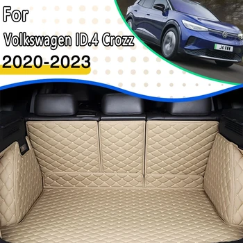 Автомобильные Коврики Для Фольксваген ID.4 Crozz 2020 2021 2022 2023 Кожаный Коврик Для багажника Автомобиля Organizador Maletero Coche Автомобильные Аксессуары