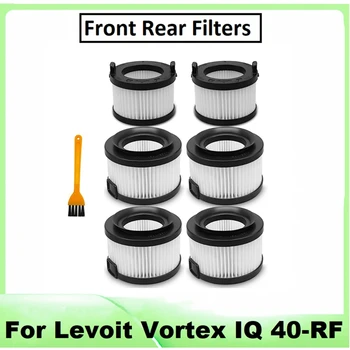 6 Шт. HEPA-фильтр для Levoit Vortex IQ 40-RF Vacuum Clean Передние Задние фильтры Моющиеся Запасные Части