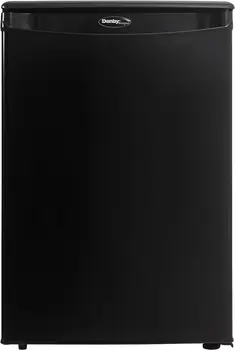 Мини-холодильник объемом 2,6 куб. футов, компактный холодильник для спальни, офиса, , столешница, E-Star черного цвета