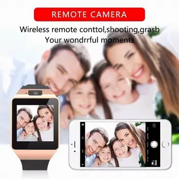Смарт-часы DZ09 с сенсорным экраном и камерой, совместимой с Bluetooth, Наручные часы Relogio Sim-карта для смартфонов IOS и Andorid