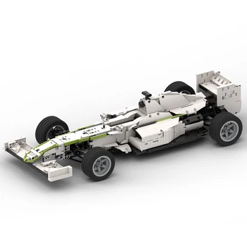 Авторизованный набор гоночных автомобилей MOC-54584 GP BGP001 в масштабе 1: 8 для Формулы-суперкара, разработанный Lukas2020