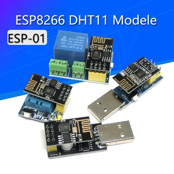 ESP8266 5V WiFi релейный модуль DHT11 RGB LED Контроллер Вещи умный дом пульт дистанционного управления переключатель телефон приложение USB к адаптеру ESP8266