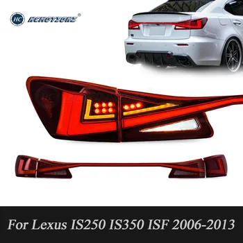 HCMOTIONZ Новый Дизайн Задних Фонарей для Lexus IS 2006-2013 DRL Светодиодные задние Фонари в Сборе IS300 220d IS250 IS350 ISF со Средней лампой