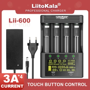 Liitokala Lii-500 Lii-PD4 Lii-500S Lii-600 ЖК-дисплей 3,7 В 18650 18350 18500 21700 20700 14500 26650 AA Литий-NiMH Зарядное устройство