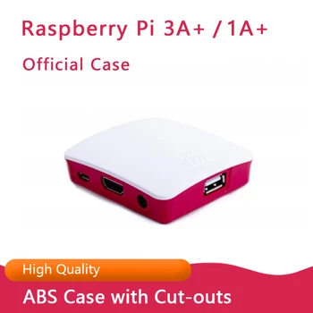 Официальный чехол для Raspberry Pi A и 3A + красного и белого цвета